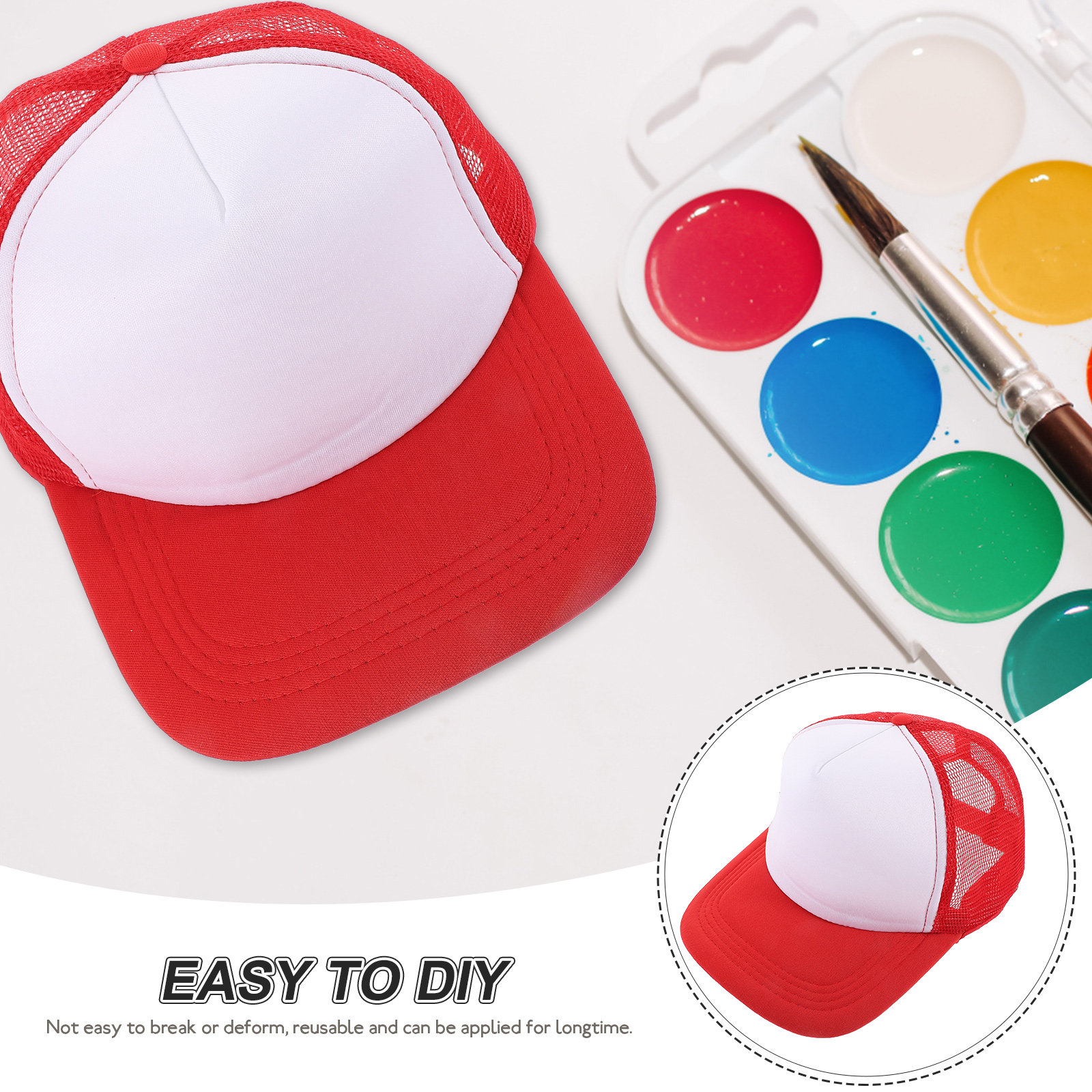 10 Cappellini da Baseball in R - Hat Sublimation Blank recensione e prezzo