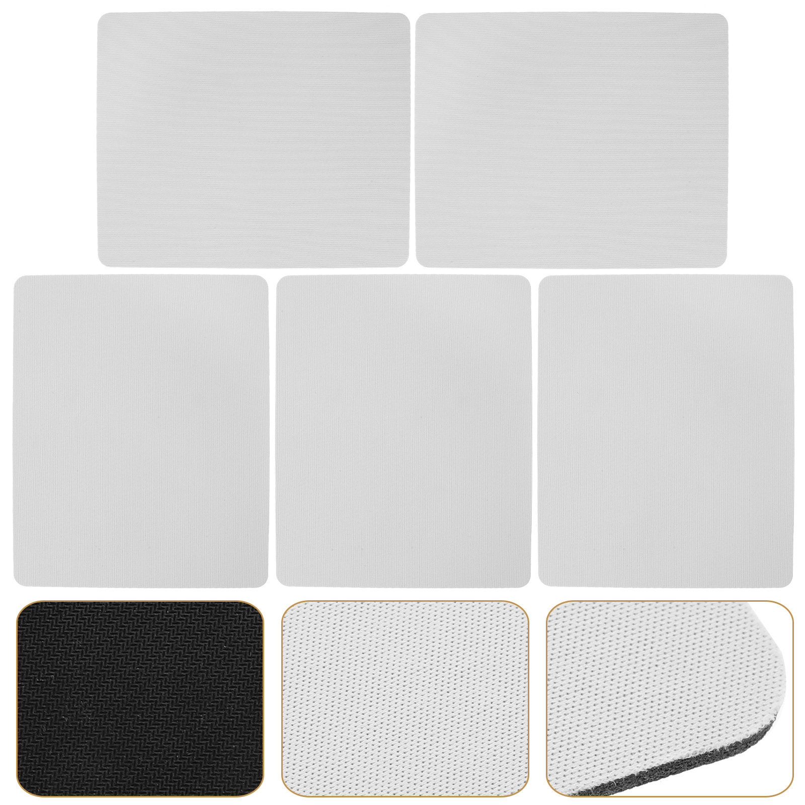 Set di 5 Tappetini per Mouse E - Mouse Pad Blank Sublimation recensione e prezzo